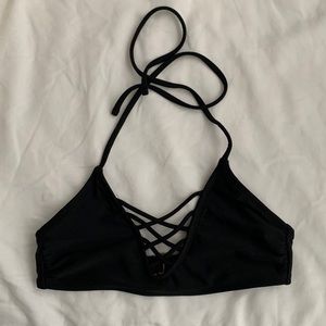 Lace Up Bikini Top